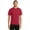 Red, variant on Port & Company Performance Blend Tee. PC381