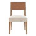 thumbnail image 3 of Kylo PU/ Fabric Dining Side Chair, (Set of 2), 3 of 12