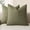 Sage Green, variant on otnbgsr A set of 2-piece decorative linen grid pillow set, neutral farmhouse retro cushion set, modern bohemian style home decoration sofa chair sofa bedroom living room, 18 x 18 inches