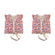 thumbnail image 1 of Chaleco de natación para niños, chaleco salvavidas unisex (flores rosas), 1 of 4