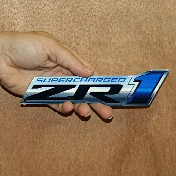 C6 Corvette ZR1 Metal Magnet Emblem Art Size: 6" x 2" Tool Box 09 through 13 ZR1 638HP LS9