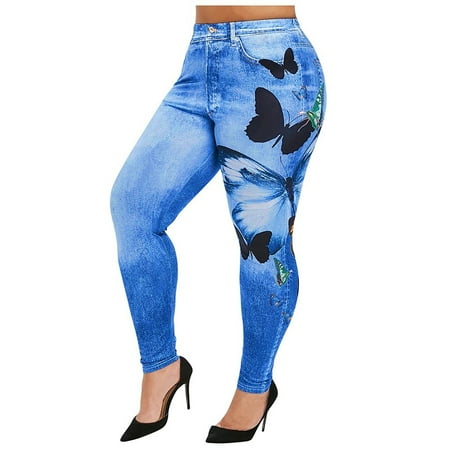 

KI-8jcuD Gym Leggings Pants Women S Cowboy Elasticity Slim Plus Size Cropped Casual Imitation Leggings Yoga Pants Womens Flare Yoga Pants Maternity Yoga Pants With Pockets For Women Yoga Pants With