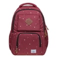 thumbnail image 1 of Mochila de estudiante KAUKKO para niñas, niños y niños Mochila escolar para computadora portátil de 12 pulgadas, 30 * 15 * 42 cm, 18.9 L (Rojo) KAUKKO K8008-1-Maroon, 1 of 5