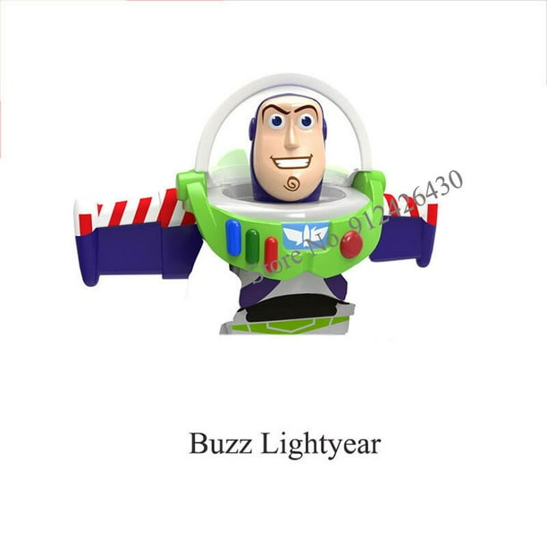 Disney Mini Anime Action Assemble Toys Figures Building Blocks Cartoon Toy Story Mickey Mouse Winnie The Pooh Bricks kids gift Gao Jinjia LED