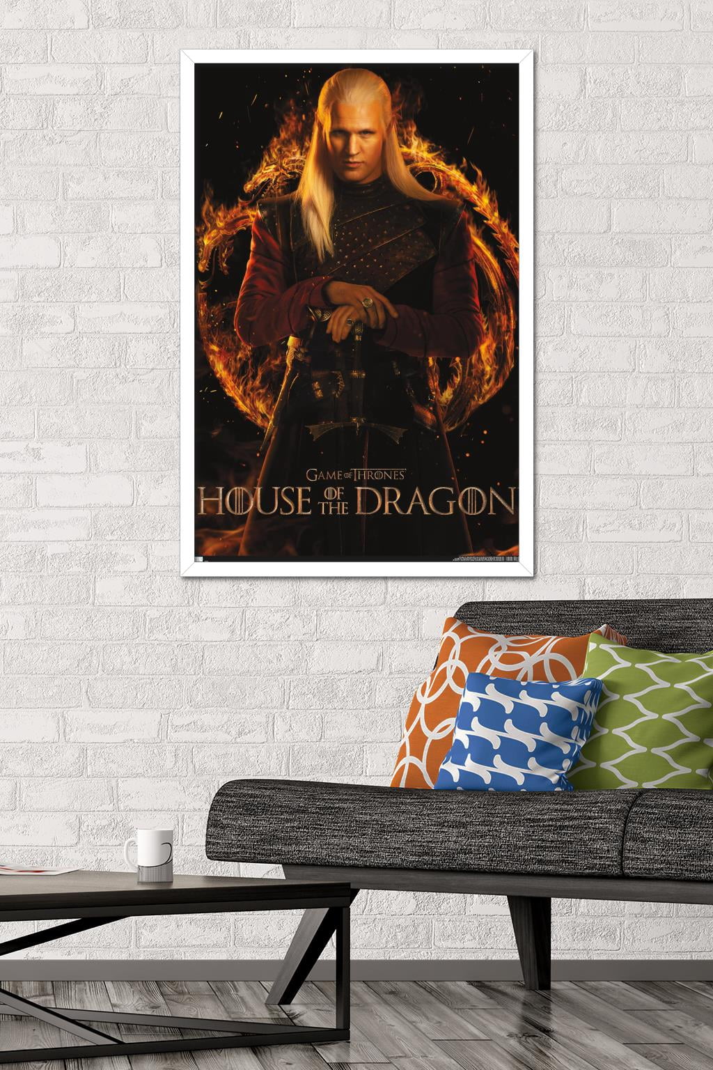 House of the Dragon - Daemon One Sheet Wall Poster, 22.375" x 34" Framed