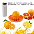 thumbnail image 4 of Jinsinto Cold Brew Mason Jar Coffee Maker Wide Mouth Cold Brew Pitcher with Coffee Filter, Airtight & Orange Hand Squeezer for Coffee, Iced Tea, Lemonade, 4 of 5