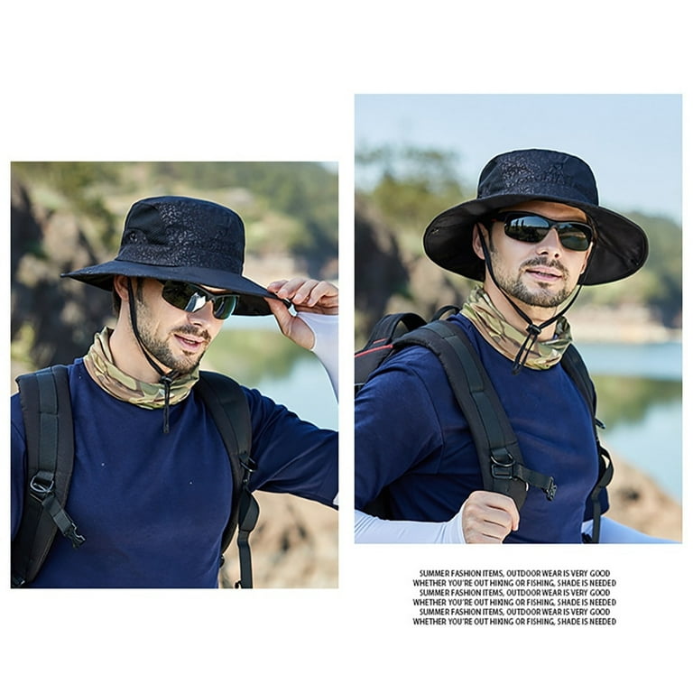 Summer Fashion Bucket Hat Men Women Outdoor Sun Hat Uv Protection