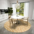 thumbnail image 2 of Addison Rugs Indoor/ Outdoor Addison Yuma Foliage Motif Washable Area Rug 8' x 8' - Gilded, 2 of 8