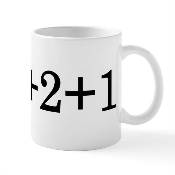 CafePress - 1 2 2 1 Mugs - 11 oz Ceramic Mug - Novelty Coffee Tea Cup