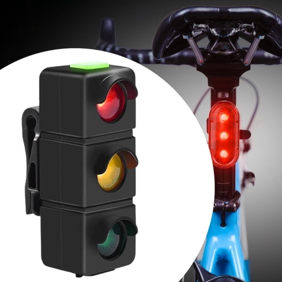 lacooooppia Mountain Bike Rear Light Taillight 7 Light Modes Supplies Warning Lamp Lamp for Enthusiasts Men Women Seatpost Saddle
