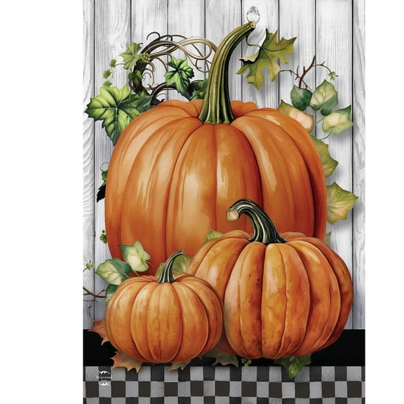 Briarwood Lane Fall Garden Flag 12x18 For Outdoor Country Pumpkins For Fall Garden Flag Flags For Outside