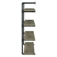 Black and Grey Driftwood 4tier Wall Shelf