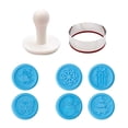 thumbnail image 1 of Binmer Christmas Embossed Set Christmas Cookies Cake Baking Embossed-12pcs, 1 of 5