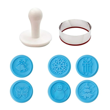 

Njoeus Silicone Christmas Embossed Seal Set Christmas Cookies Cookie Cake Baking Embossed-12pcs On Clearance