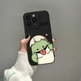 thumbnail image 3 of Cartoon Cute Dinosaur Creative Kawaii Soft Silicone Case Compatible with iPhone Case (Lucky-Blue,iPhone 12 Pro), 3 of 10