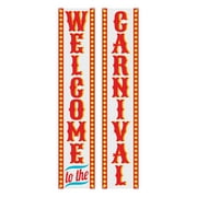 Carnival Welcome Vertical Banner Set - 2 Pieces