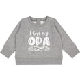 thumbnail image 2 of Inktastic I Love My Opa with Hearts Baby Sweatshirt, 2 of 4