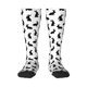 thumbnail image 1 of Fotbe Black Rabbit Calcetas Divertidas Estampadas para Hombre y Mujer, Calcetas de Algodón hasta la Rodilla para Caminar, Correr, Enfermería y Embarazo, 1 of 6