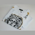 thumbnail image 6 of Men LAVERITA European Fashion Crew Shirt Short Sleeve Medusa Floral 93361 White, 6 of 7
