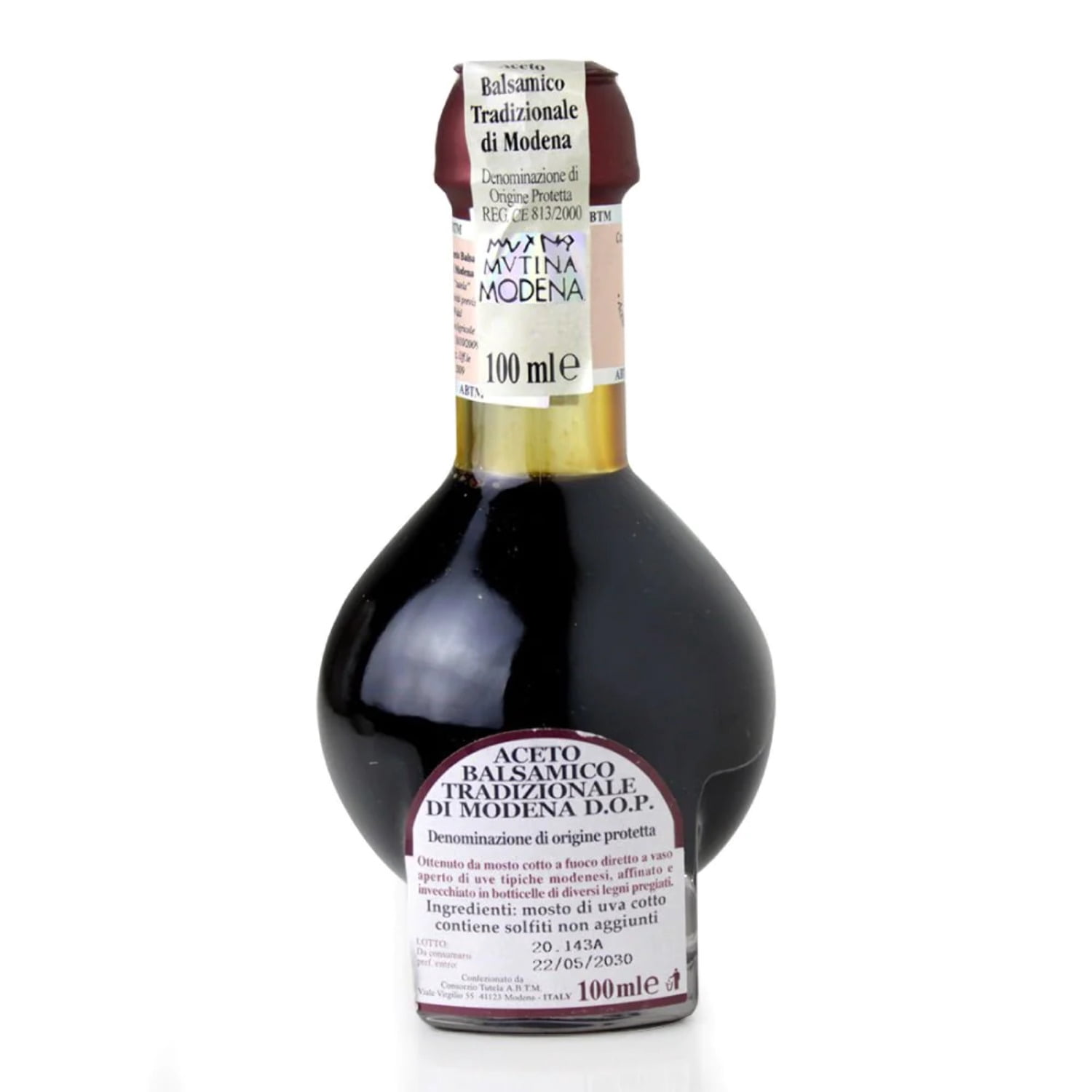 Guerzoni, Traditional Balsamic Vinegar of Modena DOP 'Affinato' (12 Year) Organic  Biodynamic Certified, 100 ml
