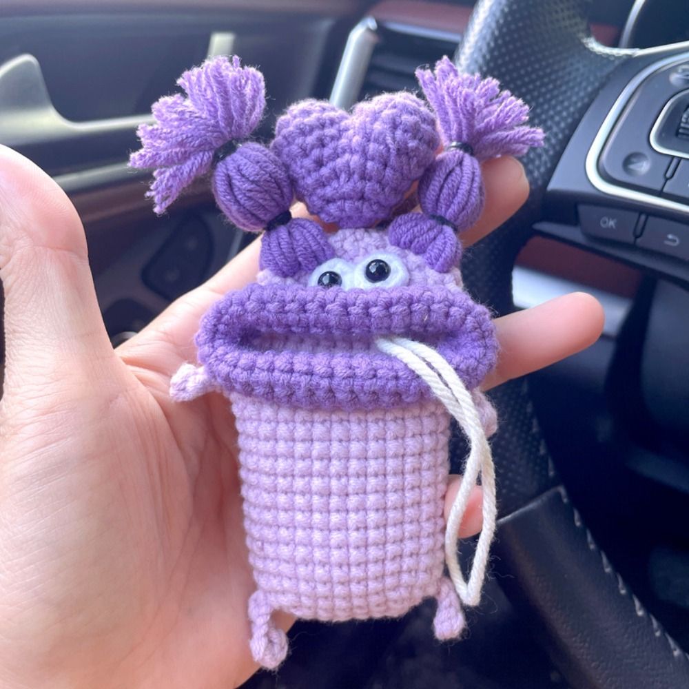 Stuffed Key Case Funny Small Purse Entrance Guard Card Bag Cute Toy Pendant Car Key ...