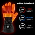 thumbnail image 5 of SNOW DEER Heated Work Gloves for Winter – Cow Leather Multipurpose Gloves with 3 Heat Settings, Touchscreen, Waterproof for Construction, Mining, Outdoor Jobs, 5 of 12