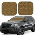 thumbnail image 1 of Fotbe Candy Corn 2-Piece Car Windshield Sun Shade | Sun Blocker for Car Windshield | Foldable Automotive Interior Accessories for Sun Protection-Large, 1 of 6