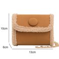 thumbnail image 2 of Bolso infantil Bolso bandolera para niña Monedero con cadena de peluche para niña, 2 of 6