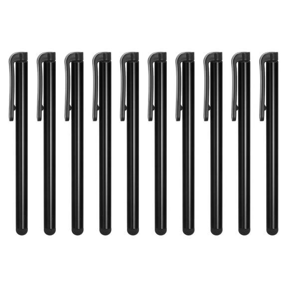 10pcs Stylus Pens for Screens Universal Capacitive Stylus Pencil for All Capacitive Screen Device Black