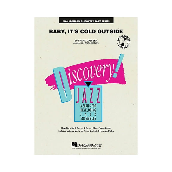 Hal Leonard Baby, It's Cold Outside Jazz Band Level 1-2 Arranged by Rick Stitzel
