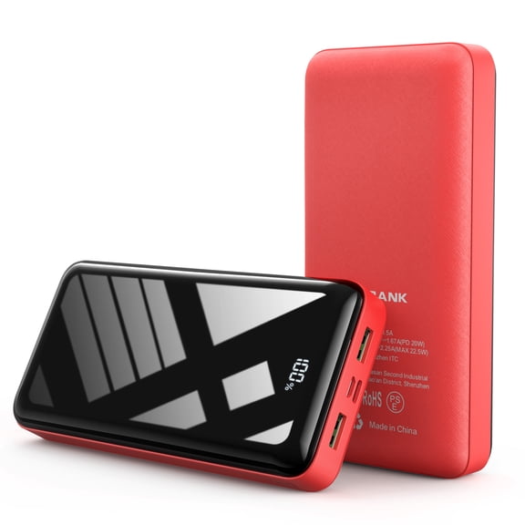 Morfec 50000mAh Portable Charger, 22.5W Fast Charging Power Bank with Digital Display, Compatible with iPhone 15/16/17 Plus/17 Pro/17 Pro Max
