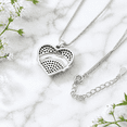 thumbnail image 6 of Granddaughter Necklace for Women by Ginger Lyne CZ Heart Pendant White Gold Plated, 6 of 6