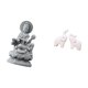 thumbnail image 5 of Escultura De Elefante Guan Yin, Centro De Mesa Feng Shui, Decoración única Para El Hogar, Estatua De Buda Femenina Para Pasillo Interior, Entrada, Oficina Y Dormitorio., 5 of 8
