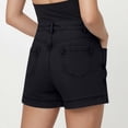thumbnail image 6 of Danhjin Womens Jean Skirt Stretchy Low Waisted Short Denim Summer Elastic Waistband Going Out Mini Skirts with Pockets Streetwear Cute Skirts with Pockets, 6 of 8