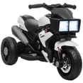 thumbnail image 1 of Aosom Kids Electric Pedal Motorcycle Ride-On Toy 6V Battery Powered w/ Music Horn Headlights Motorbike for Girls Boy White, 1 of 10