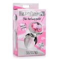 thumbnail image 1 of Booty Sparks Pink Gem Glass Anal Plug-Large, 1 of 4