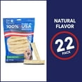 thumbnail image 3 of Pet Factory 100% Made in USA Beefhide Chip Rolls Natural Flavor - 5", 22 Count, 3 of 12