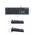 thumbnail image 2 of KM-G16 Mechanical Keyboard, RGB 104 Keys Gaming Keyboard with Blue Switches, 2 of 5