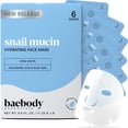 thumbnail image 1 of Mascarilla facial Baebody Snail Mucin, antienvejecimiento, 6 unidades, 1 of 8