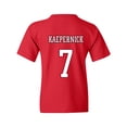 thumbnail image 2 of Kaepernick 7 Kneel Stand Football Protest Front Back DT Youth Kids T-Shirt Tee, 2 of 3