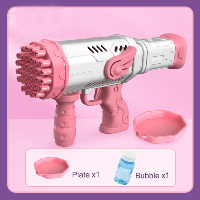  Bubble Gun Bazooka Bubble Machine 32 Hole Rich Bubbles