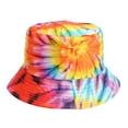 thumbnail image 2 of Herrnalise Adult Male And Female Fisherman Hats Color Painted Tie Dyed Double Sided Fisherman Hats Wear Outdoor Sunscreen Sun Hats On Both Sides, 2 of 4