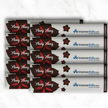 Ylang Ylang Incense 8" 10 Sticks Pack: 10 Packs