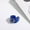 Royal blue opening A20254, variant on Women Resin Eyeball Ring Adjustable Trendy Fashion Jewelry Modern Geometric Design Statement Accessories Color