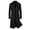 Black, variant on Youmylove New Mens Coats Leisure Wool Coat Long Solid Color Thick Coat Trench Coat Outdoor Warm Clothing