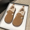 thumbnail image 4 of Zapatos Mujer Antideslizantes Cómodos Slip On para Otoño Invierno (40) Caqui Ndcxsfigh Tenis De Mujer Tenis De Hombre, 4 of 7