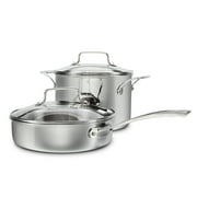 Cuisinart Pro 11-Piece Tri-Ply Stainless Steel Cookware Set