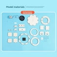 thumbnail image 4 of DIY Solar Double Ring Model Science Kit Technology Physics Material Kit Experimental Tool Kit Learning DIY Toy Kit,1 * DIY Solar Double Ring Model kit,Wood Color, 4 of 7