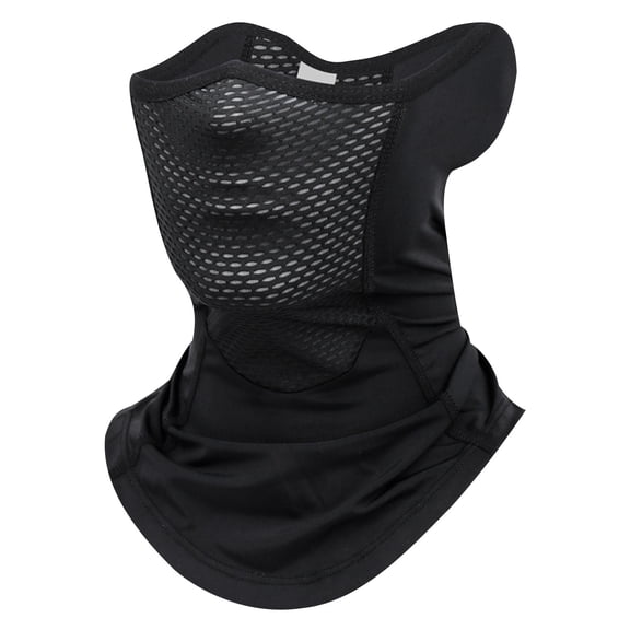 Cooling Neck Gaiter for Men Women Lightweight Bandana Buff Face Mask Gator Scarf Cycling Hiking Face Masks Black