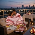 thumbnail image 5 of Steadline Flannel Valentine's Day Blanket - Extra Soft Fleece Throw for Sofa and Bed, Warm Holiday Decoration with Romantic Design, 5 of 7